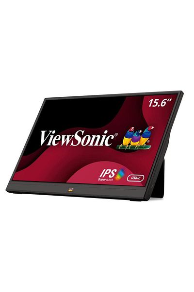 ViewSonic Monitor Portabil IPS LED ViewSonic 15.6" VA1655, Full HD (1920x1080), miniHDMI, DisplayPort