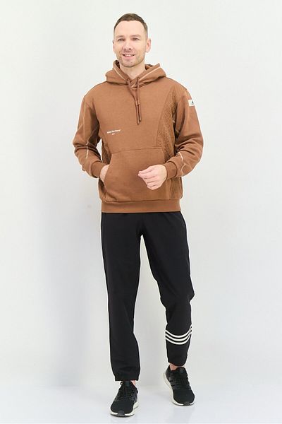adidas Men Sportswear Fit Long Sleeves Running Sweatshirt, Brown