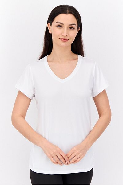 Head Women Sportswear Fit Short Sleeves Training Top, White