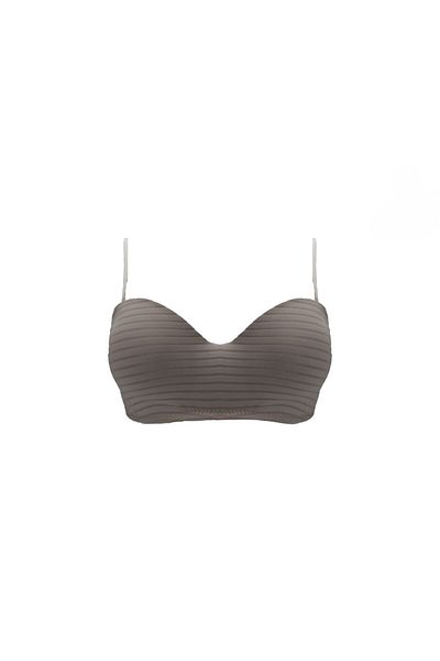 Liza 2300 Black Underwire Unassisted Jacquard Lotus Cup Bra