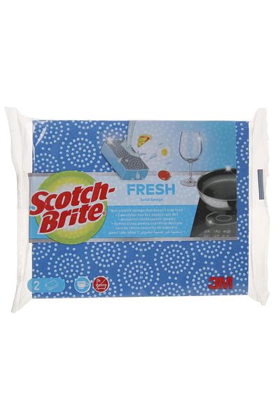 3M Scotch-Brite Fresh Non Scratch Scrub Sponge (2 pcs)