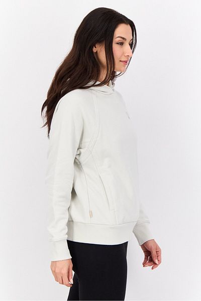 Puma Women Relaxed Fit Long Sleeves Outdoor Hoodies, Sedate Grey