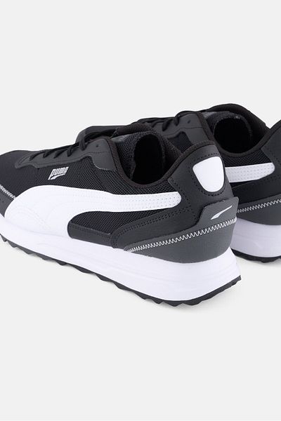 Puma Men Road Rider Lace Up Running Shoes, Black
