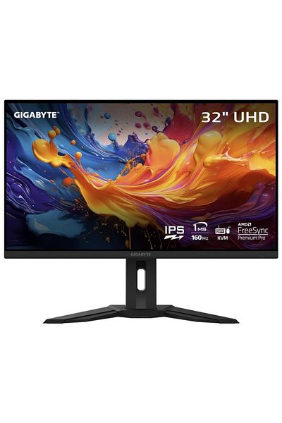 Gigabyte Monitor Gaming IPS LED Gigabyte 31.5" M32UP, UHD (3840 x 2160), HDMI, Boxe, 160 Hz, 1 ms (Negru)