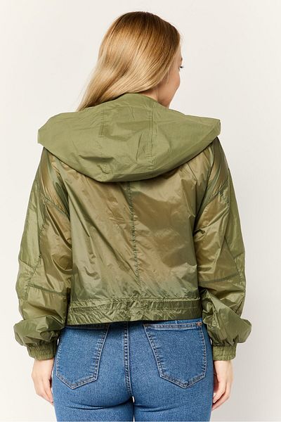 Esprit Women Solid Hooded Jacket, Multicolour