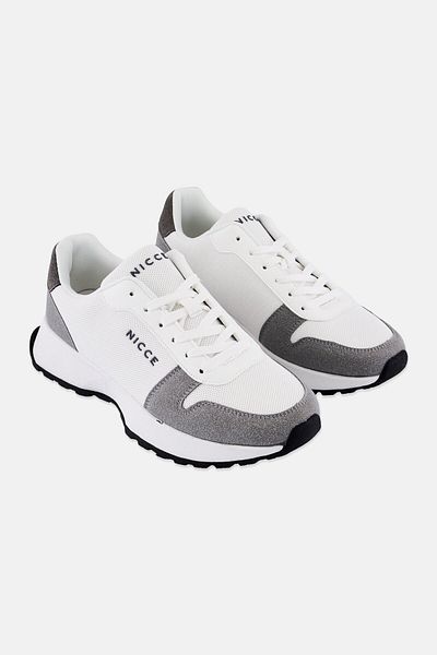 Nicce Men Bazino Training Lace Up Sport Shoes, White