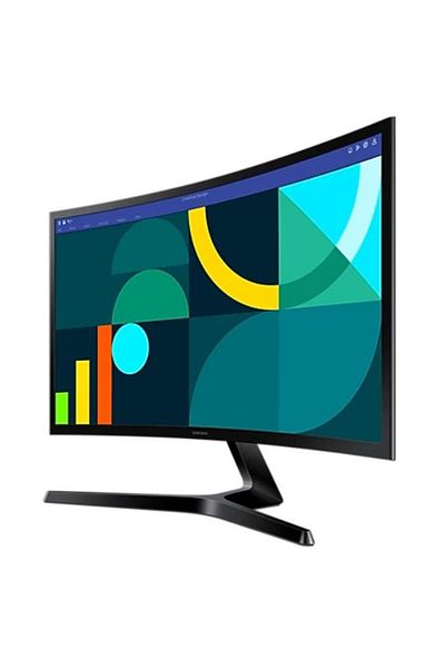 Samsung Monitor VA LED Samsung 24" LS24D366GAUXEN, Full HD (1920 x 1080), Ecran curbat, 100 Hz, 4 ms (Negru)