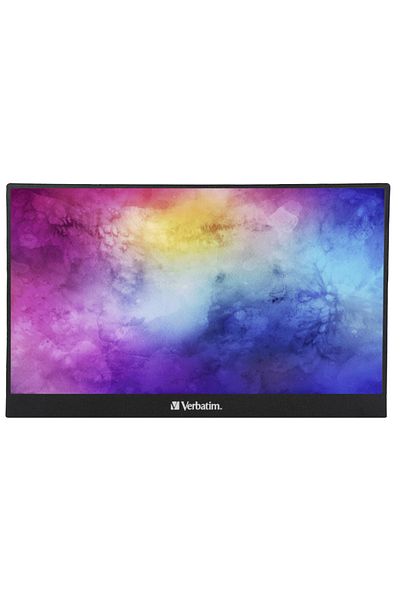 Verbatim Monitor Portabil IPS LED Verbatim 14" PM-14, Full HD (1920 x 1080), HDMI, AMD FreeSync (Negru)