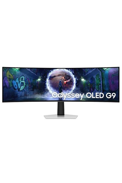 Samsung Monitor Gaming OLED Samsung 49"LS49DG934SUXEN, DQHD (5120 x 1440), Ecran curbat, 240 Hz, 0,03 ms