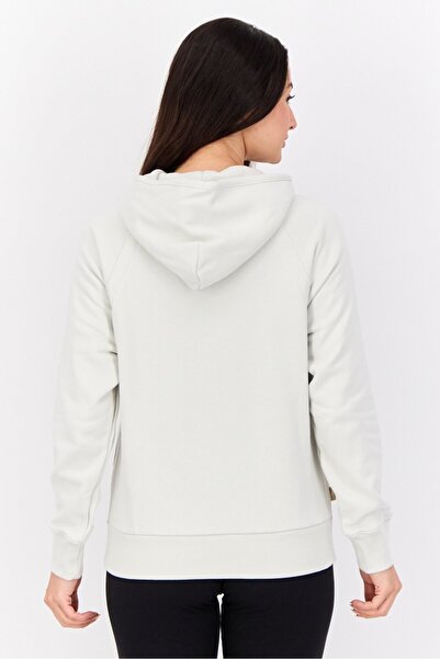 Puma Women Relaxed Fit Long Sleeves Outdoor Hoodies, Sedate Grey