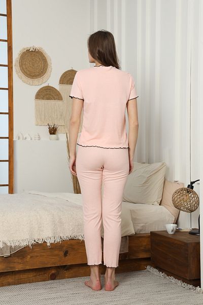 LİLA İÇ GİYİM Viscosa Short Panty Set