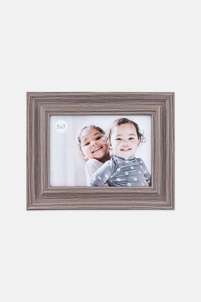 Enchante Accessories Wooden Photo Frame 5 X 7, Grey