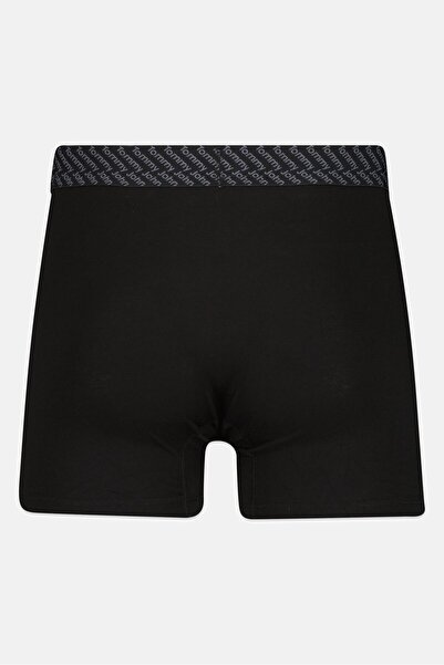 Tommy John Men 2 Pieces 6 Inseam Brand Logo Boxer Briefs, Black/White
