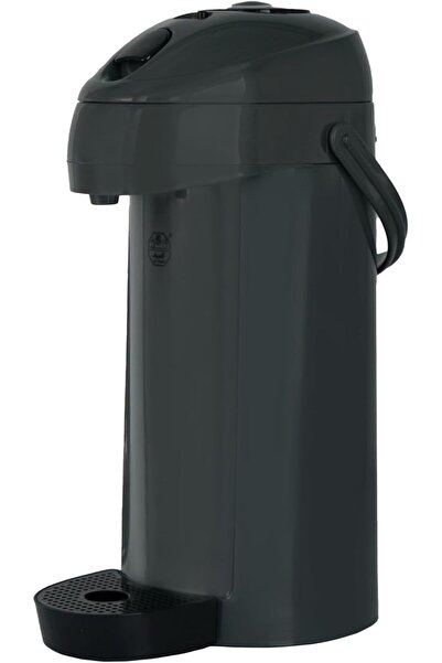 ALSAIF قارورة قهوة وشاي مفرغة من الهواء باللون الرمادي / مقاومة للتسرب وتحافظ على المشروبات ساخنة سعة 1.9 لتر