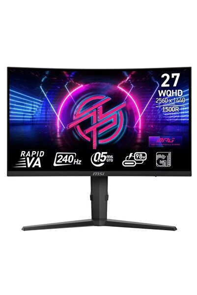 MSI Monitor Gaming Rapid VA LED MSI MPG 27" 275CQRXF, WQHD (2560 x 1440), Ecr...