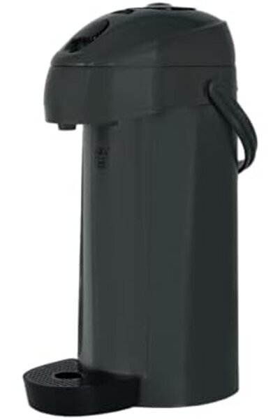 ALSAIF قارورة قهوة وشاي مفرغة من الهواء باللون الرمادي / مقاومة للتسرب وتحافظ على المشروبات ساخنة سعة 1.9 لتر