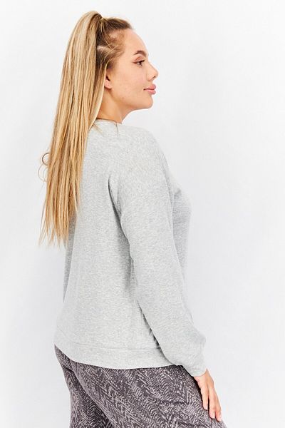 Tahari Women Round Neck Textured Top, Grey