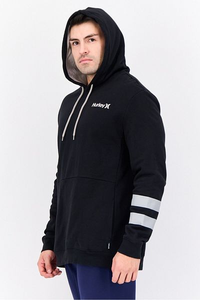 Hurley Men Sportswear Fit Long Sleeves Outdoor Sweatshirt, Black