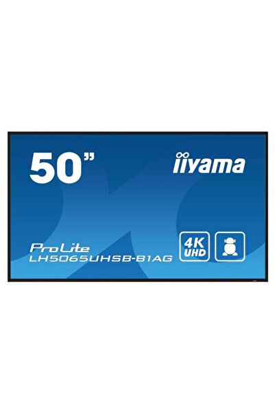IIYAMA Ecran Profesional Iiyama 49.5" LH5065UHSB-B1AG, UHD (3840 x 2160), HDM...