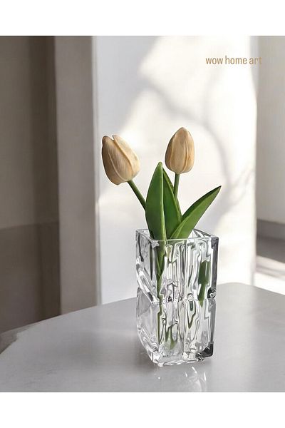 Wow Home Square Glass Luxury Vase
