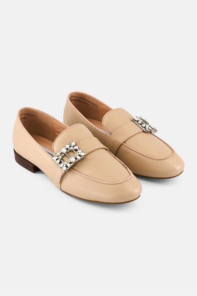 Steve Madden Women Bellars Slip On Casual Shoes, Beige