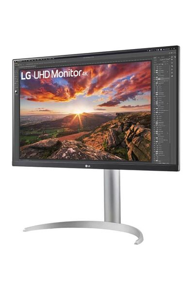 LG Monitor IPS LED LG 24" 27UP850K-W, UHD (3840 x 2160), HDMI, DipslayPort, Pivot, Boxe (Alb/Argintiu)