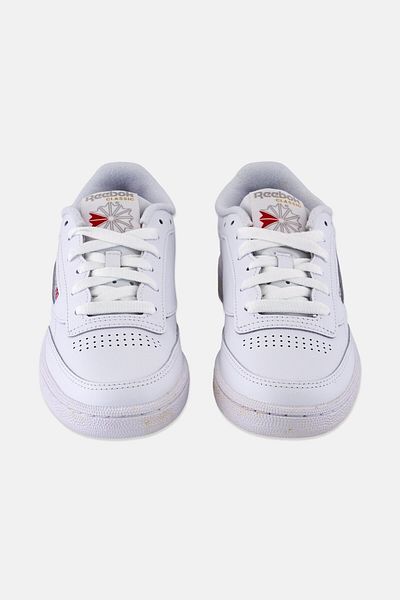 Reebok حذاء تنس نسائي C 85، أبيض