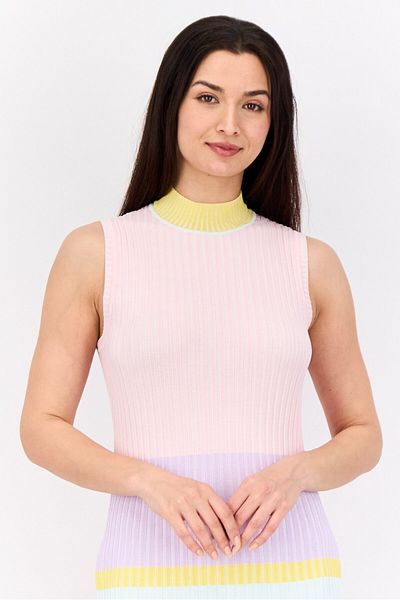 Esprit Women Textured Midi Dress, Multi Color