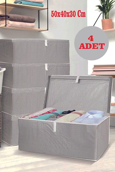Melantis Чанта за съхранение с покритие от 4 части, мега размер 50*40*30*, многофункционална чанта за съхранение