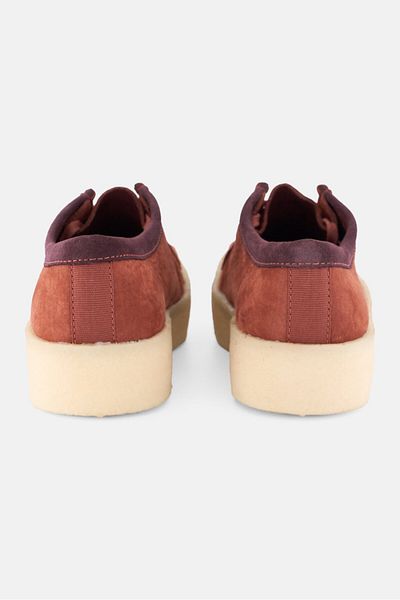 CLARKS Men Standard Wakkabee Cup Lace Up Casual Shoes, Rust