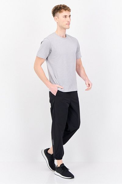 adidas Men Sportswear Fit Brand Logo Training Track Pants, Black