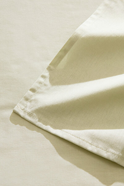 Kaşmir Home Basic 100% Cotton Double Bed Sheet Set Çağla