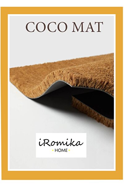 Iromika Home Coco Mysun 40x60 Cm Kıl Paspas, Dekoratif Çok Amaçlı İç Ve Dış Kapı Paspası