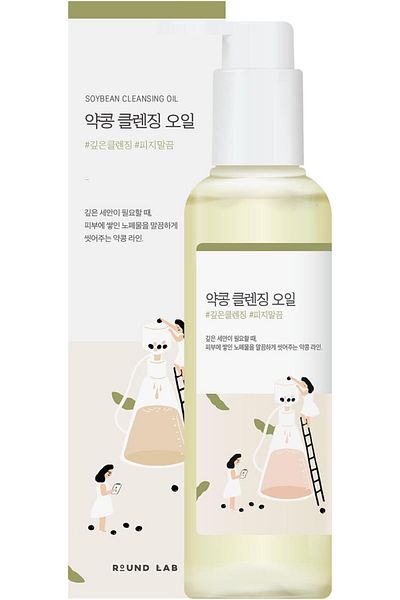 Round Lab ROUND LAB Soybean Cleansing Oil |250ml Dissolve impurities,