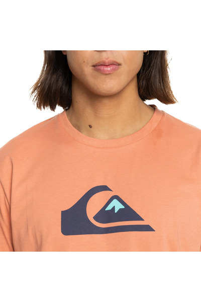 Quiksilver Comp Logo Men's Red T-Shirt Men T-Shirt Eqyzt07658