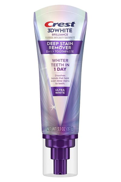 CREST 3Dwhite Brilliance Deep Rain Cleaner Plus Natural Resin 87Gr