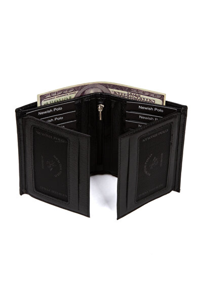 Newish Polo Men's Genuine Leather Wallet and Card Holder