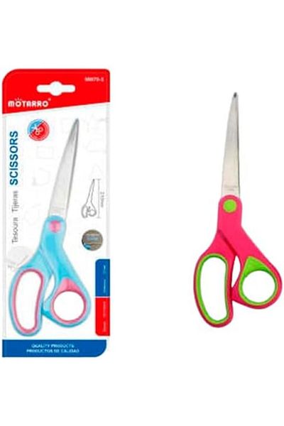 MOTARRO Scissors Sharp Stainless Steel Multipurpose Scissors for Home, School, Office