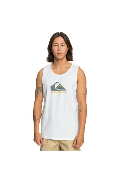 Quiksilver Ανδρικό εσώρουχο Comp Logo Tank Λευκό Casual Ανδρικό εσώρουχο Eqyzt07661