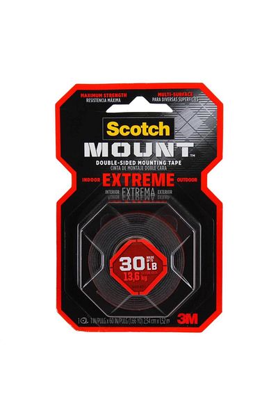 3M Scotch Extreme Double-Sided Mounting Tape (2.5 cm x 1.52 m)