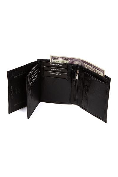 Newish Men's Genuine Leather Wallet and Card Holder