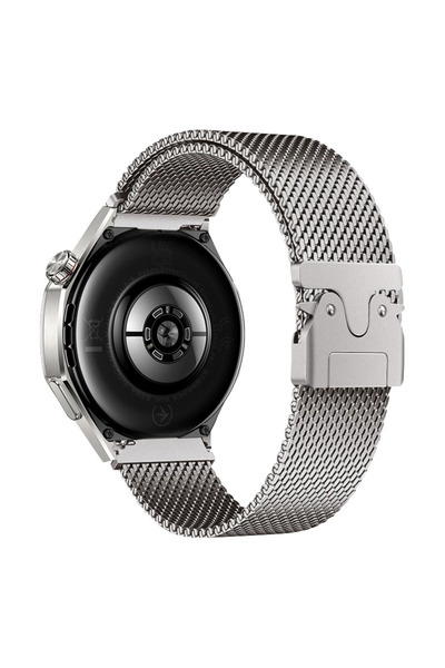 BUTAM BİLİŞİM Mi Watch Color Krd-25 22mm Metal Mesh Band - Silver