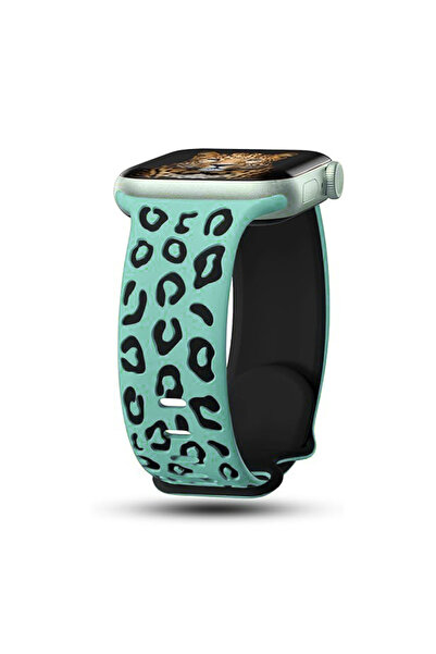 Giz Story ساعة ووتش 10 مقاس 46 ملم GZST KRD-140 حزام سيليكون - أخضر-أسود