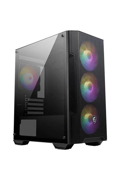 MSI Carcasa MSI MAG FORGE M100A, Micro ATX Tower, Fara sursa, mATX, mITX (Negru)