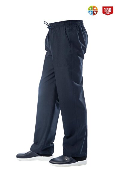 MyForm 02115 Pantalone Potpuno Elastične Crne / Mornarsko Plave