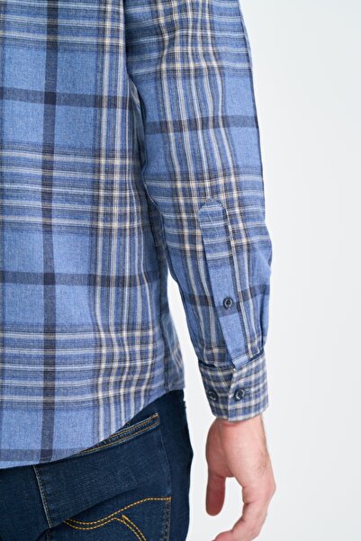 Timeout Men's regular shirt with striped pattern