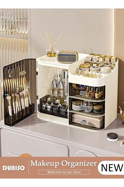 Generic Makeup Organizer, Multifunctional Countertop Storage Box with Drawer,...