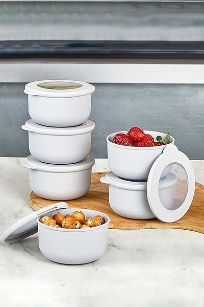 HOMENIVA 12 Pieces Quality Storage Container with Leak-Proof Lid, Bowl with Leak-Proof Lid