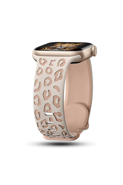 VARDAR AKSESUAR Watch 10 46mm Compatible Vrdr Krd-140 Silicone Cord Strap Strap - Starlight-Beige