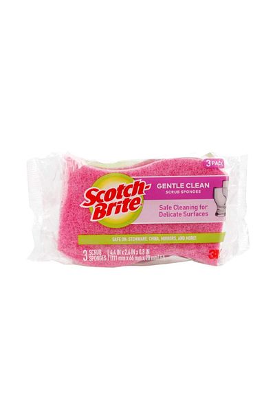 3M Scotch-Brite Delicate Duty Scrub Sponge (3 Pc.)